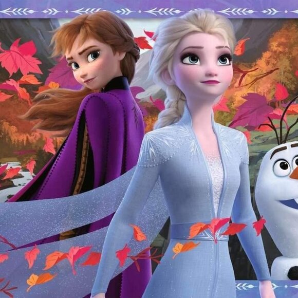 New sealed Ravensburger-2 X 24 Piece Puzzle Disney Frozen 2 - Frosty Adventures - Picture 6 of 16